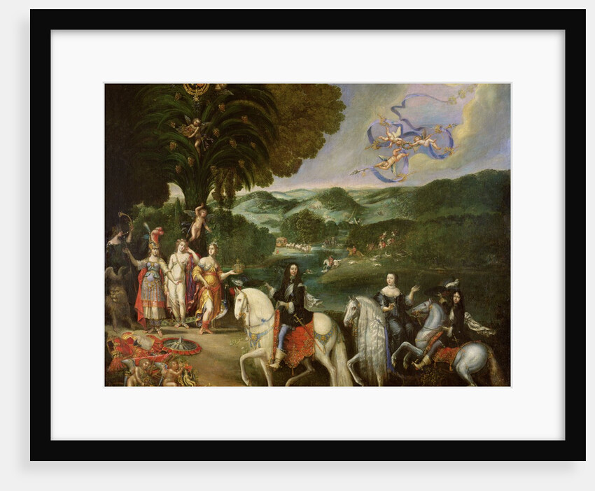 Allegory of the Marriage of Louis XIV in 1631 by Claude (attr. to) Deruet