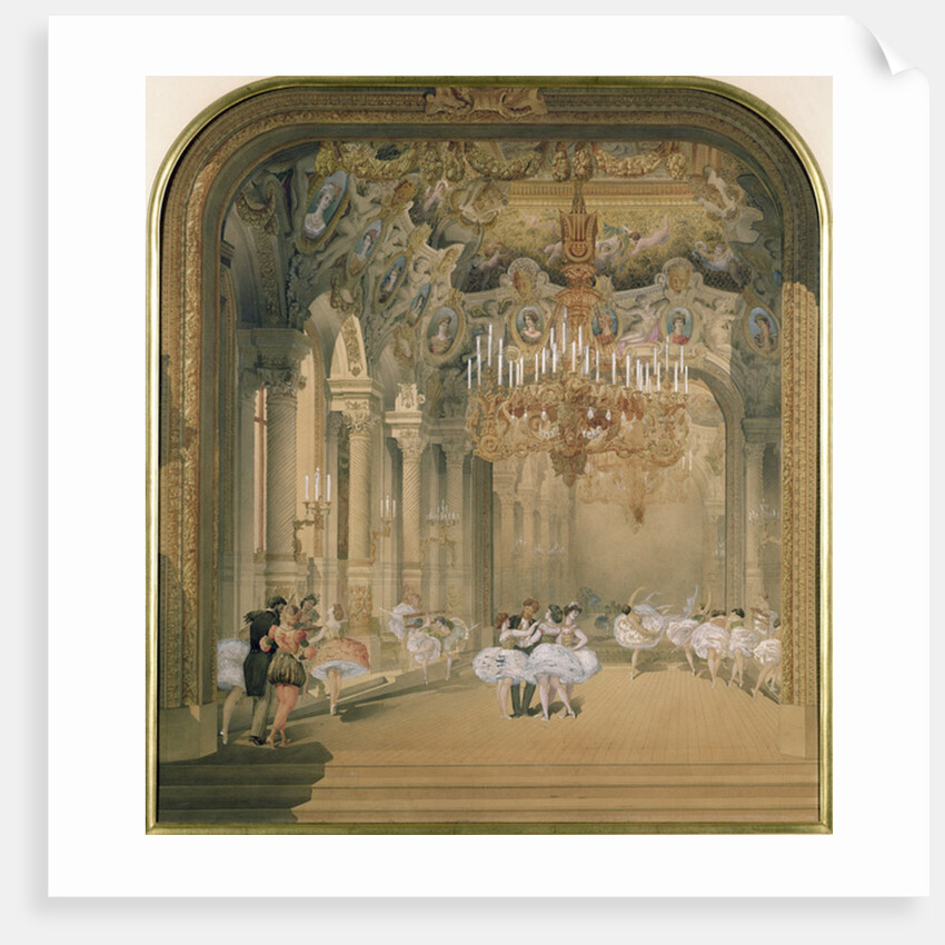 The Foyer of the Opera during the Interval by French School