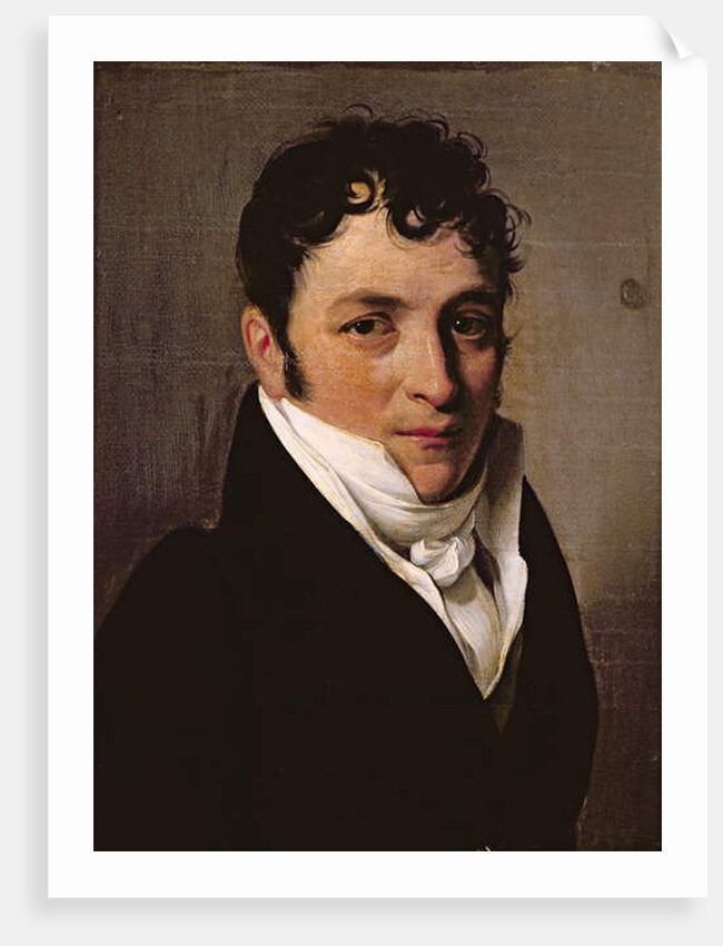 Portrait of a man, presumed to be Pierre Jean Garat by Louis Leopold Boilly