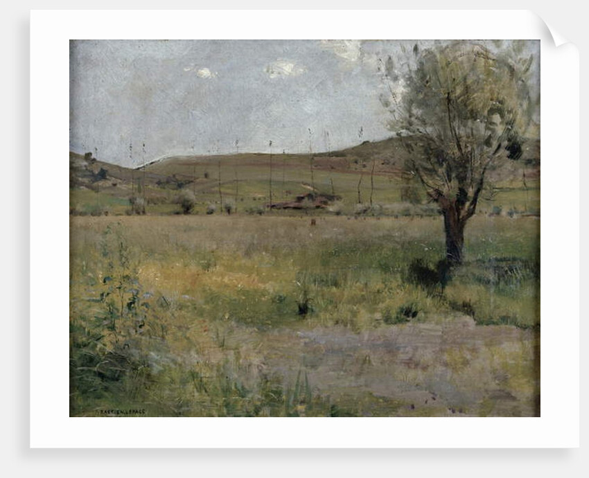 Summer landscape by Jules Bastien-Lepage