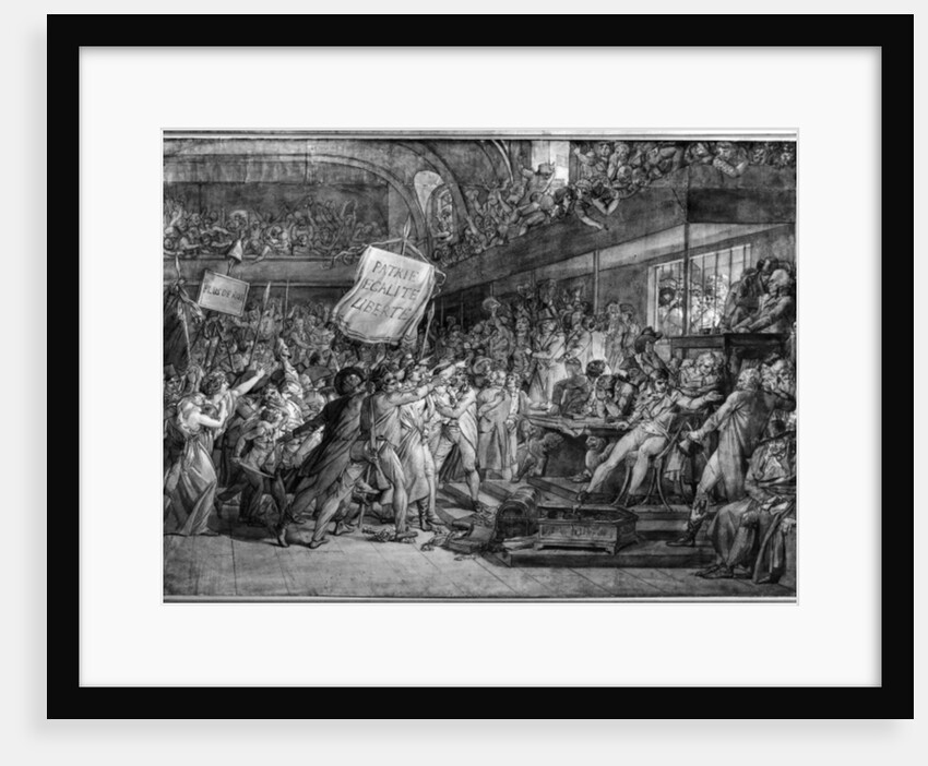 The People of Paris storm the Tuileries on 10 August, 1792 by Francois Pascal Simon Baron Gerard