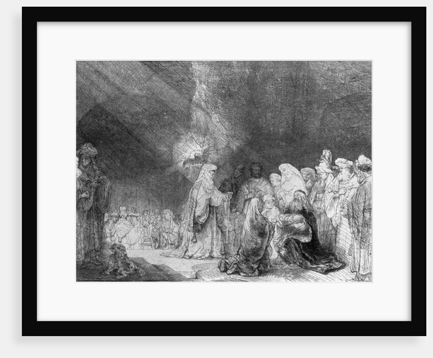 Presentation in the Temple by Rembrandt Harmensz. van Rijn