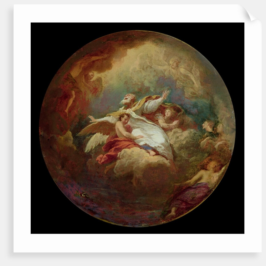 Apotheosis of St. Ambrose study for the decoration of the Invalides by Bon de Boulogne