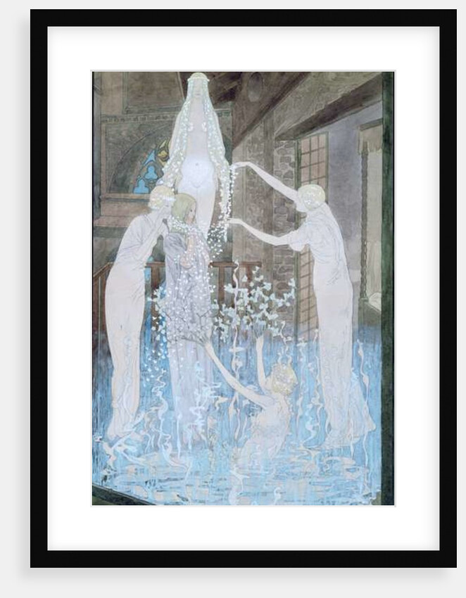 Illustration from 'Le Reve' by Emile Zola c.1888 by Carlos Schwabe