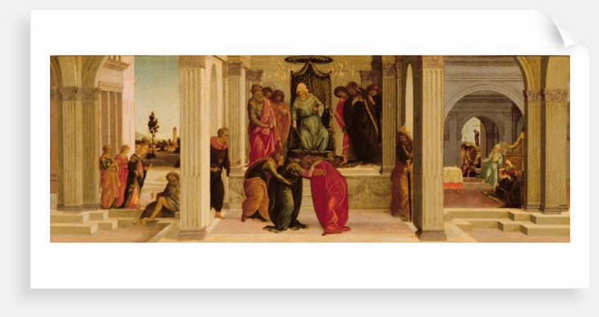 Scenes from the Story of Esther by Filippino Lippi