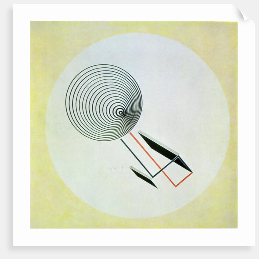 Proun 93, 1924 by Eliezer Markowich Lissitzky