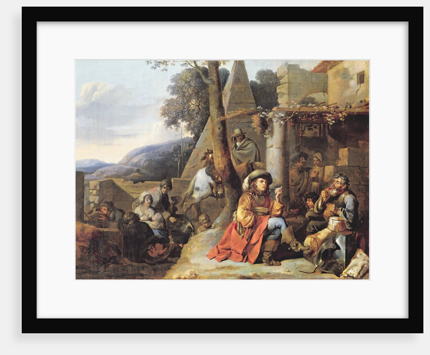 Bohemians and Soldiers at Rest by Sebastien Bourdon