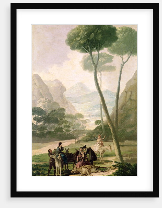 The Fall or The Accident, 1787 by Francisco Jose de Goya y Lucientes
