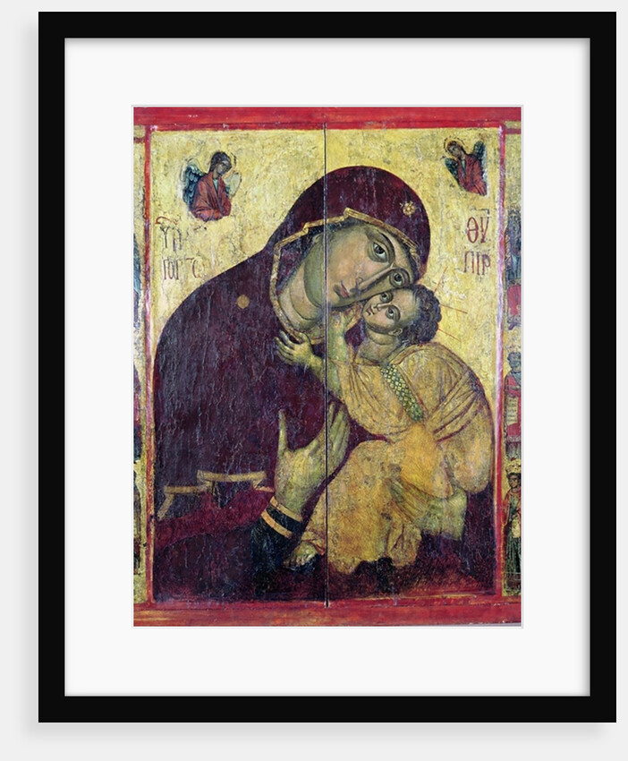 The Virgin Eleousa by Byzantine Byzantine