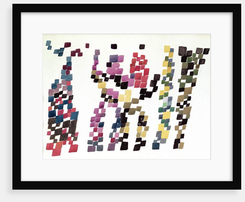 Squares Representing a Group of People, 1920 by Sophie Taeuber-Arp