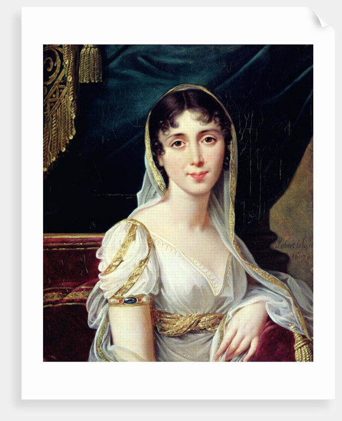 Desiree Clary Queen of Sweden, 1807 by Robert Lefevre