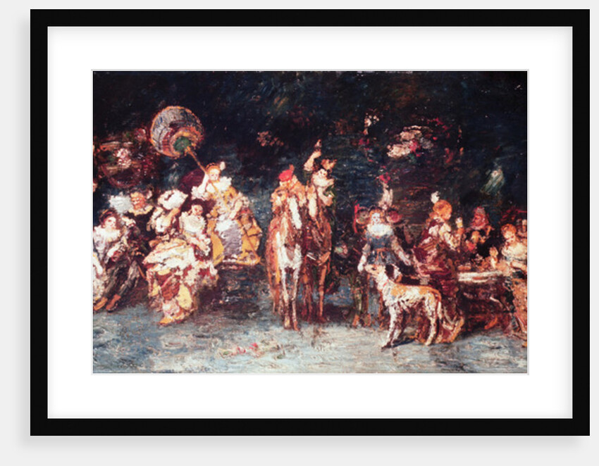 Nocturnal Feast, 1875 by Adolphe Joseph Thomas Monticelli