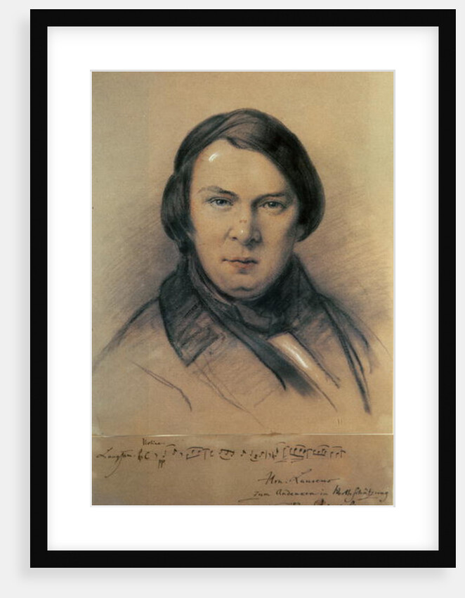 Robert Schumann 1853 by Jean Joseph Bonaventure Laurens