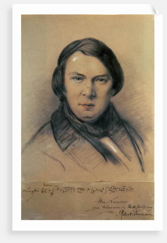 Robert Schumann 1853 by Jean Joseph Bonaventure Laurens