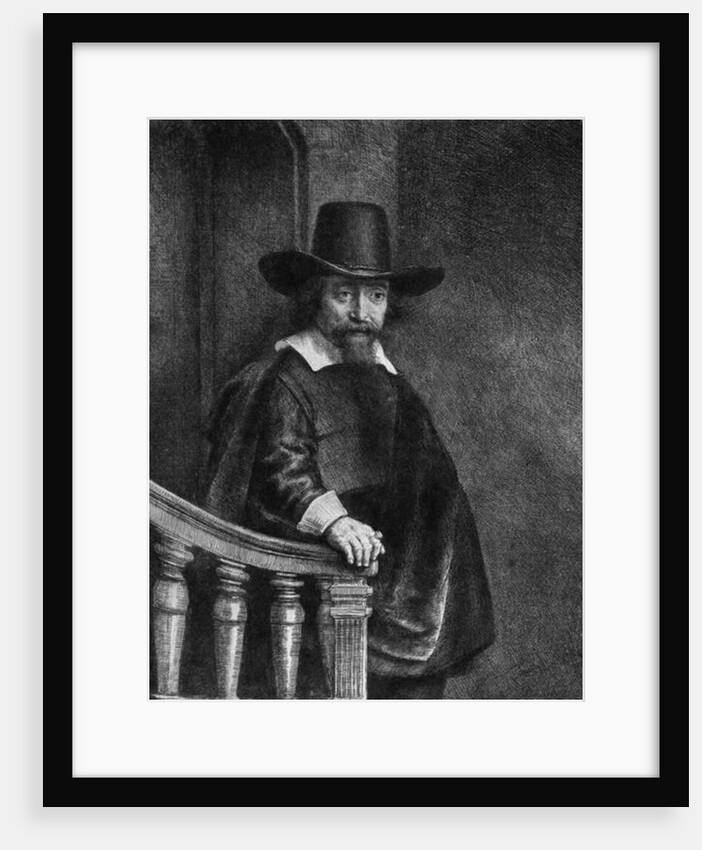 Ephraim Bonus, known as 'The Jew with the Banister' 1647 by Rembrandt Harmensz. van Rijn