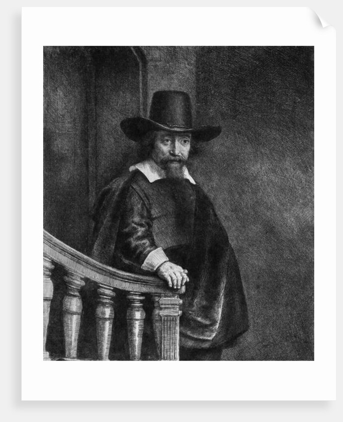 Ephraim Bonus, known as 'The Jew with the Banister' 1647 by Rembrandt Harmensz. van Rijn
