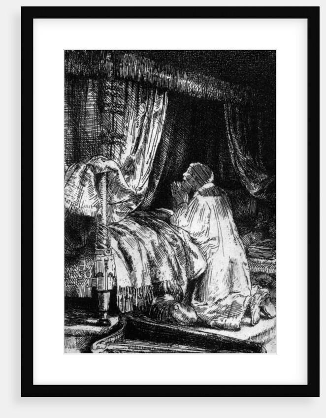King David at prayer, 1652 by Rembrandt Harmensz. van Rijn
