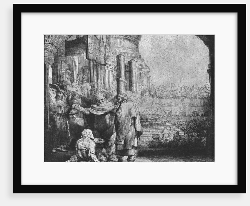 St. Peter and St. John at the Entrance to the Temple, 1649 by Rembrandt Harmensz. van Rijn