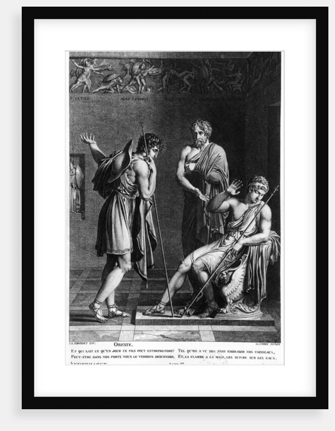 Orestes and Pyrrhus by Anne Louis Girodet de Roucy-Trioson
