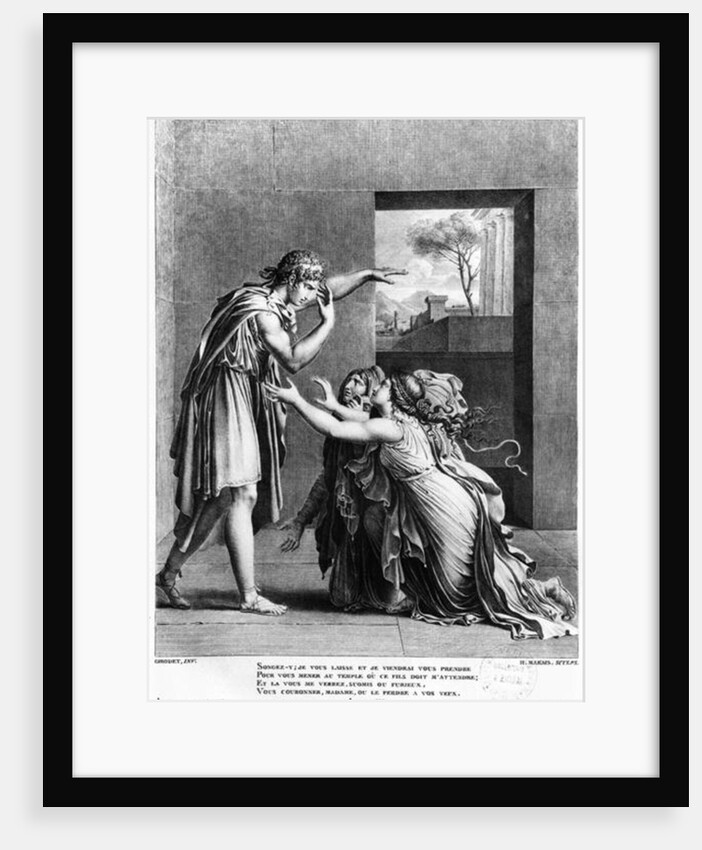 Andromache at the feet of Pyrrhus by Anne Louis Girodet de Roucy-Trioson