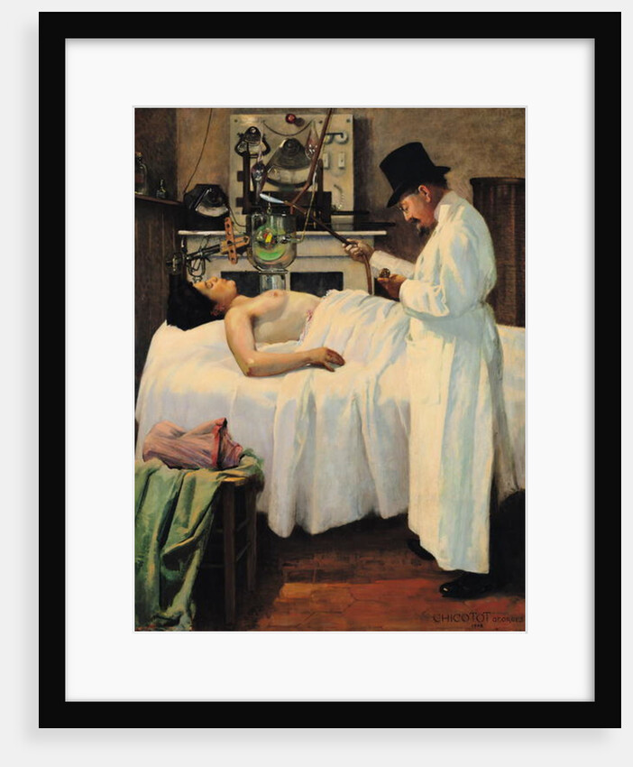 The First Attempt to Treat Cancer with X Rays by Doctor Chicotot, 1907 by Georges Chicotot