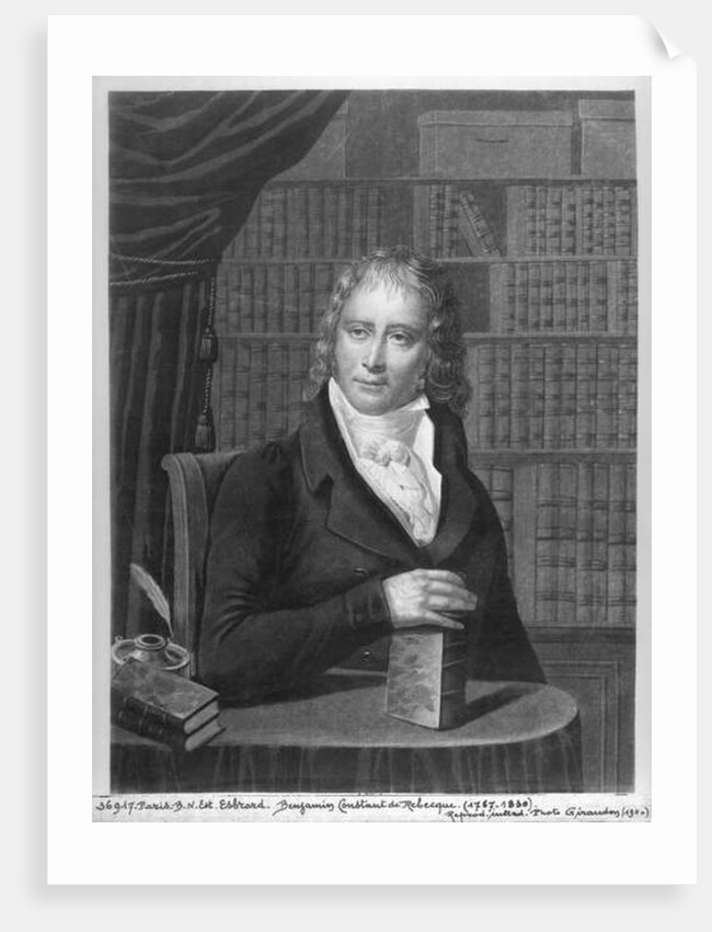 Henri Benjamin Constant de Rebecque by Esbrard Esbrard