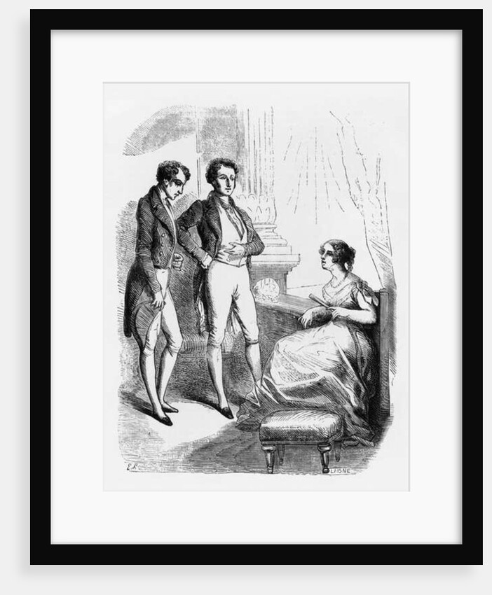 Rastignac introduced to Madame de Nucingen by Laisne Laisne
