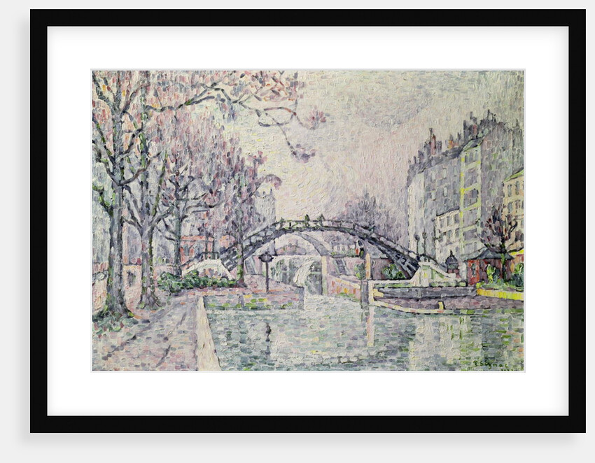 The Canal Saint-Martin, 1933 by Paul Signac