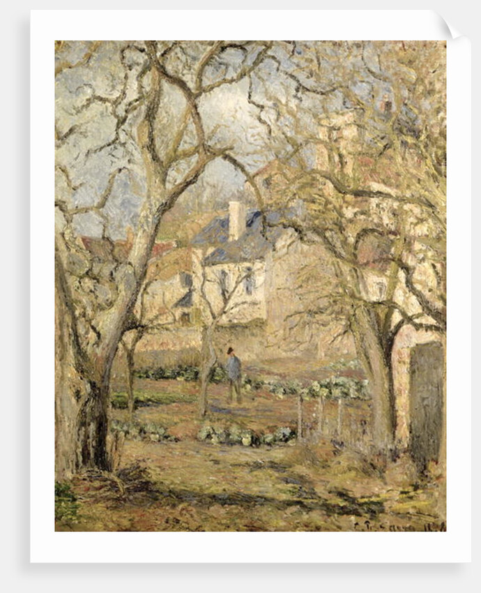 The Vegetable Garden, 1878 by Camille Pissarro
