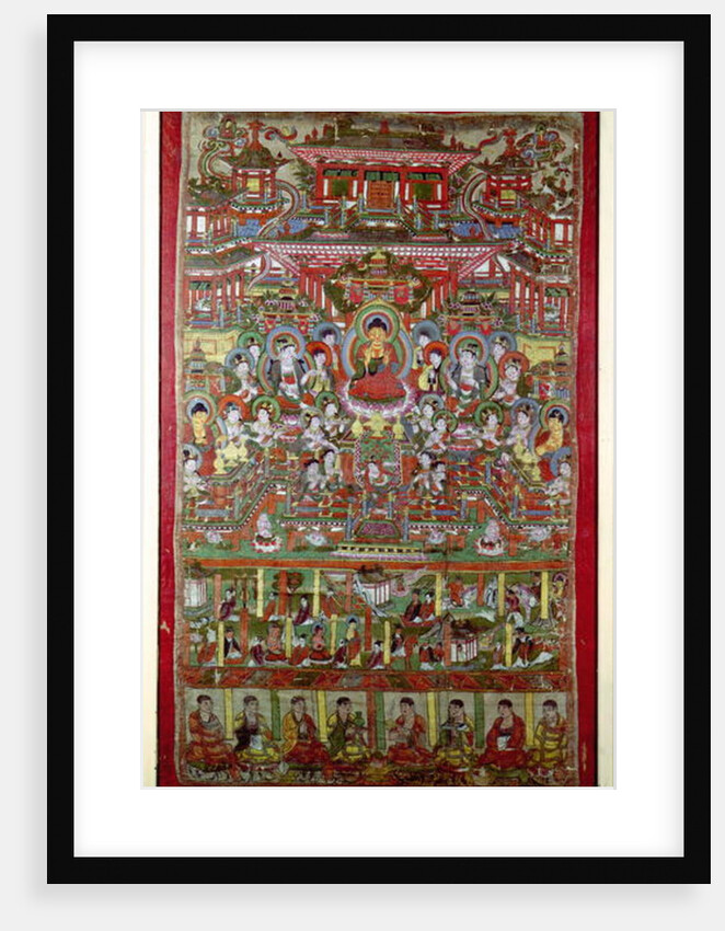 Paradise of Amitabha, from Dunhuang, Gansu Province by Chinese School