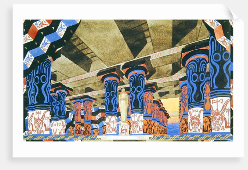 Set design for 'Phedre' by Jean Racine 1923 by Leon Bakst