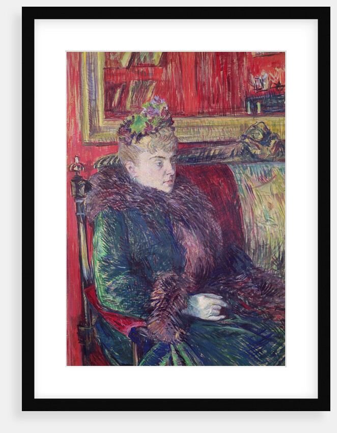 Madame de Gortzikoff, 1893 by Henri de Toulouse-Lautrec