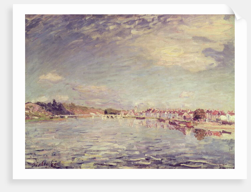 Saint-Mammes, 1885 by Alfred Sisley