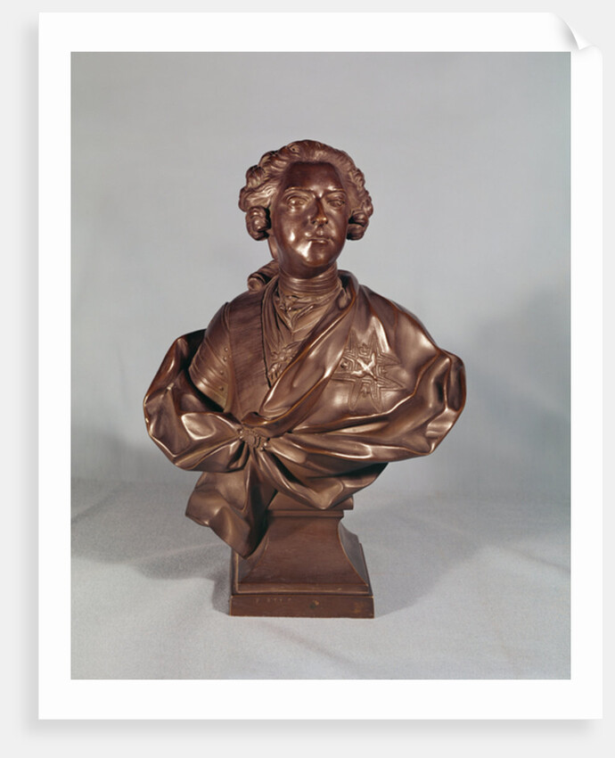 Bust of Louis XV 1751 by Jean Baptiste II Lemoyne