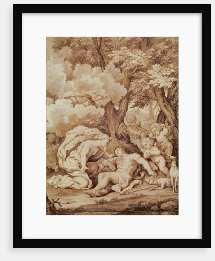 Venus Discovering Adonis by Francois Chauveau