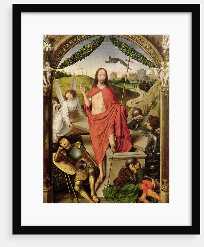 The Resurrection, central panel from the Triptych of the Resurrection, c.1485-90 by Hans Memling