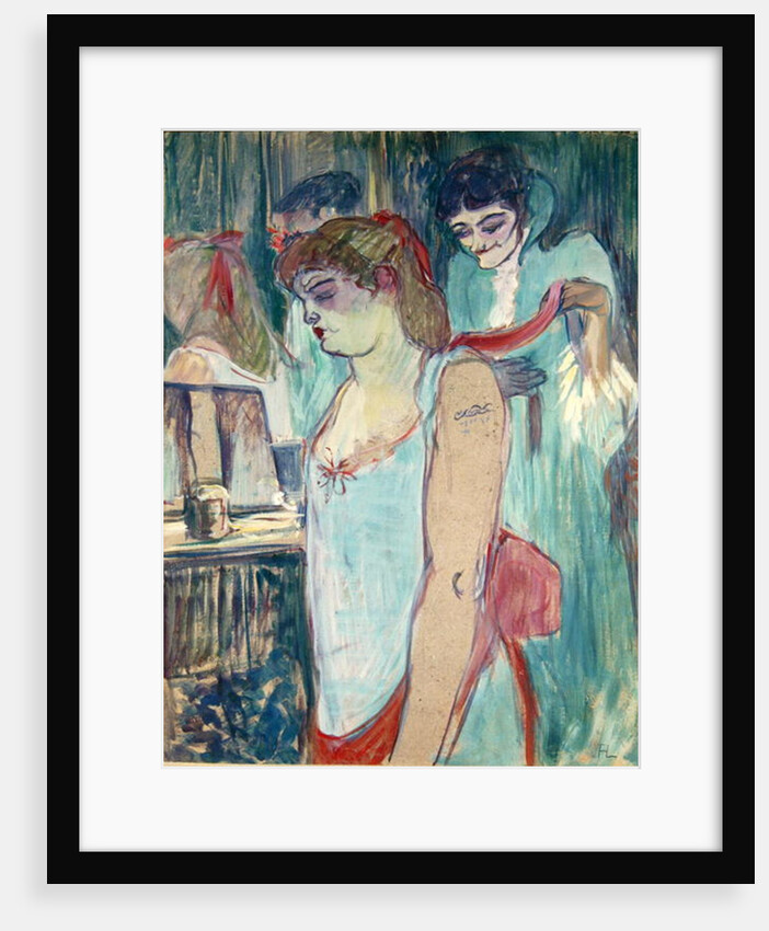 The Tattooed Woman or The Toilet, 1894 by Henri de Toulouse-Lautrec