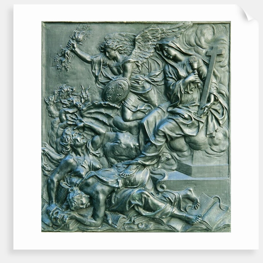 The Angel of France Expelling the Heretics by Antoine Coysevox