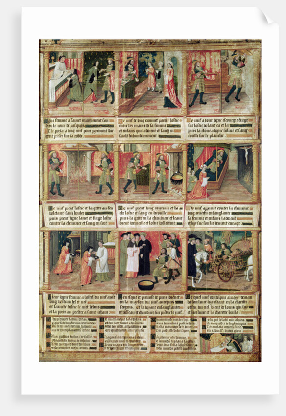 Miracle of the Profanation of the Host by French School