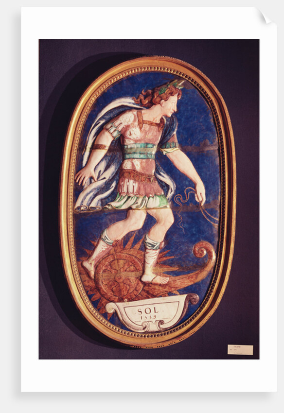 Plaque depicting Apollo, 1559 by Pierre I Courteys