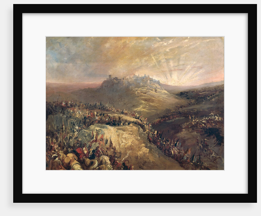 The Crusaders Before Jerusalem by Eugenio Lucas Velazquez