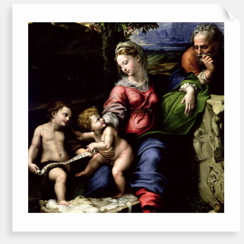 The Holy Family of the Oak Tree, c.1518 by Raphael