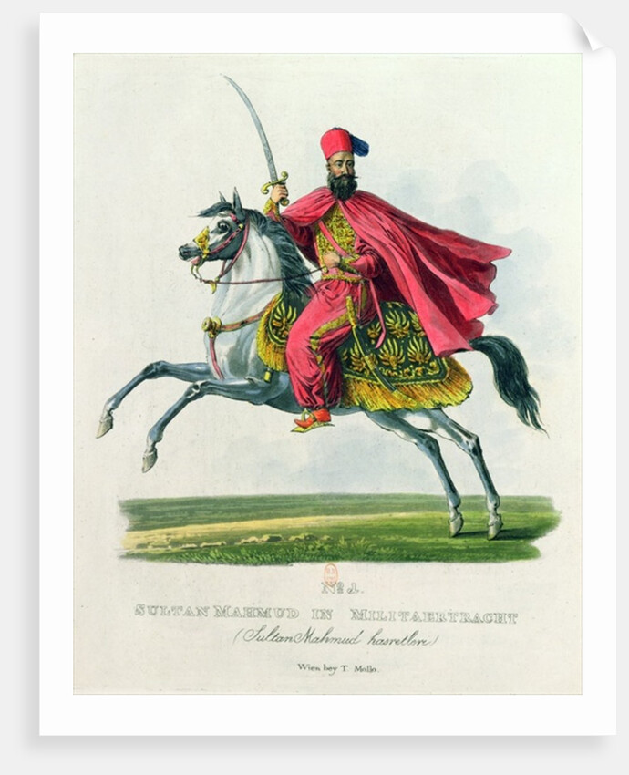 Sultan Mahmud II 1829 by Eduard Gurk