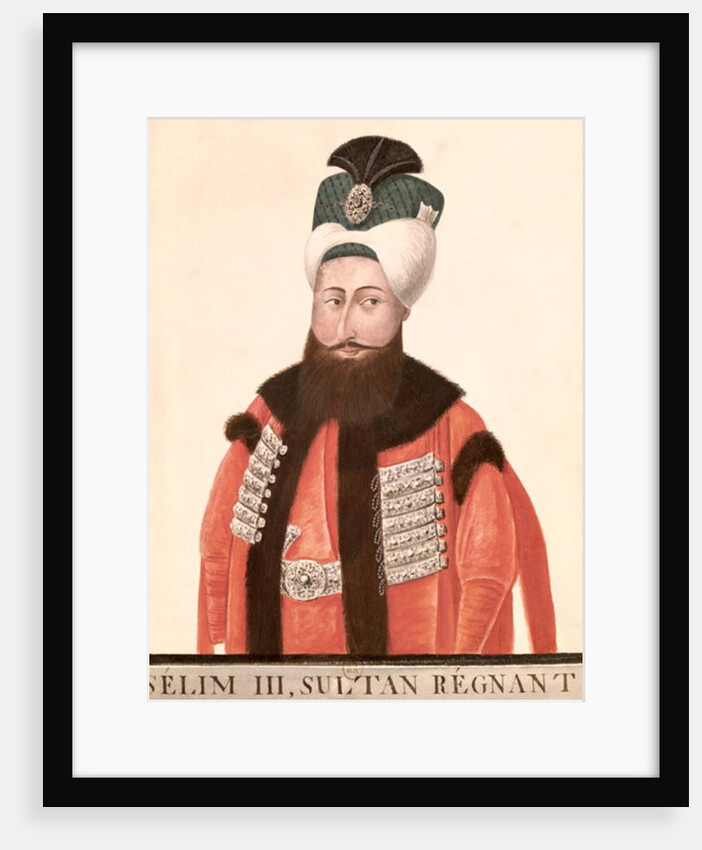 Sultan Selim III 18th-19th century by School Turkish