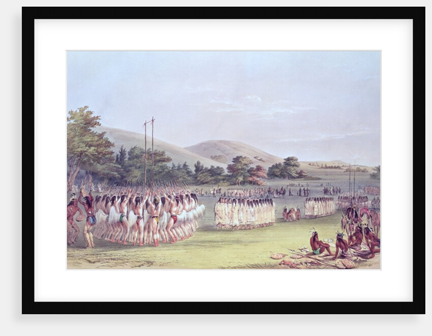Choctaw Ball-Play Dance by George Catlin
