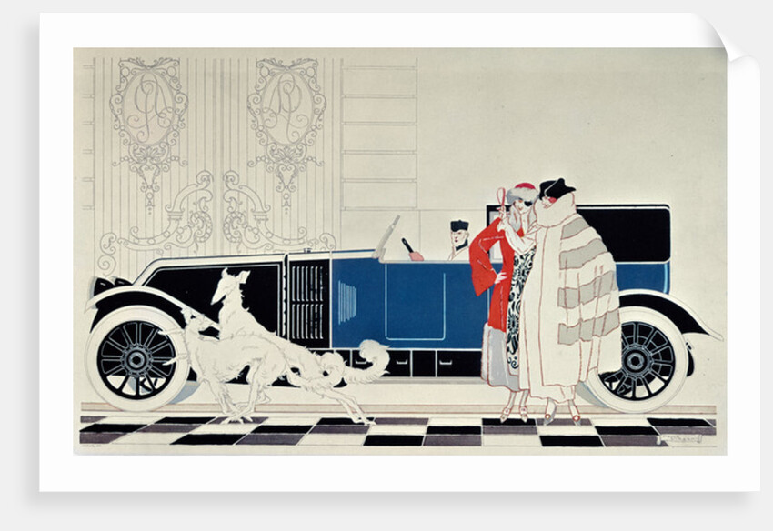 The New 6 Cylinder Renault, c.1920 by Rene Vincent