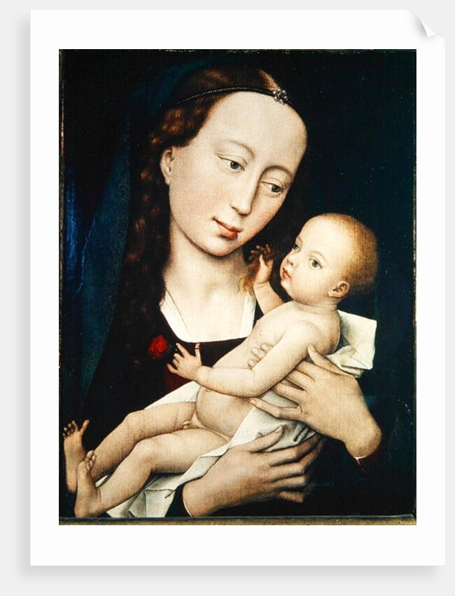 The Virgin and Child, 1455 by Rogier van der Weyden