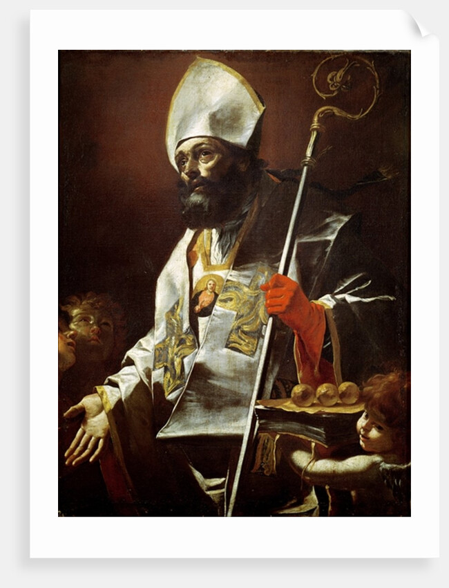 St. Nicholas of Bari, 17th century by Mattia Preti