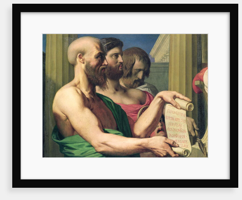 The Greek Tragedians, study for 'The Apotheosis of Homer' by Jean Auguste Dominique Ingres