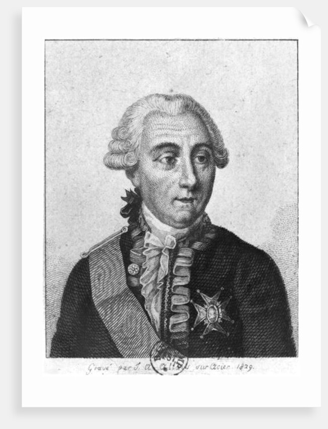 Count Louis de Marbeuf 1829 by Jean Alexandre Allais